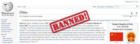 which popular websites are banned in china